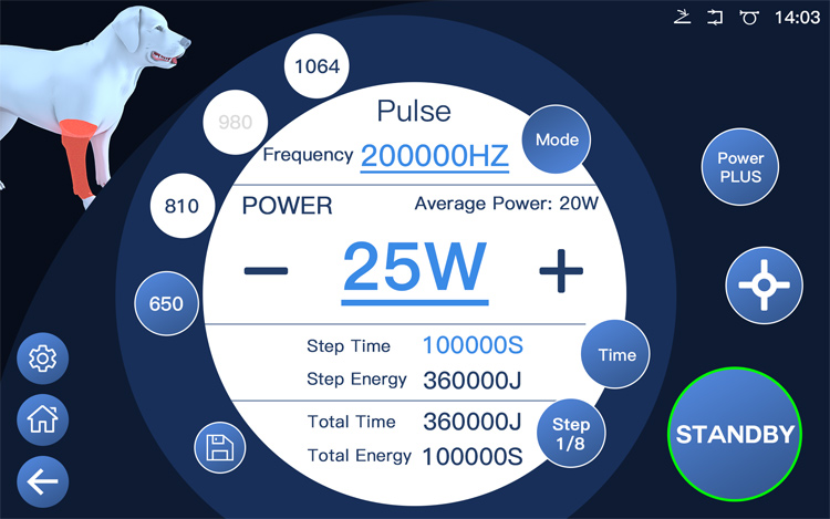 veterinary laser custom wavelength
